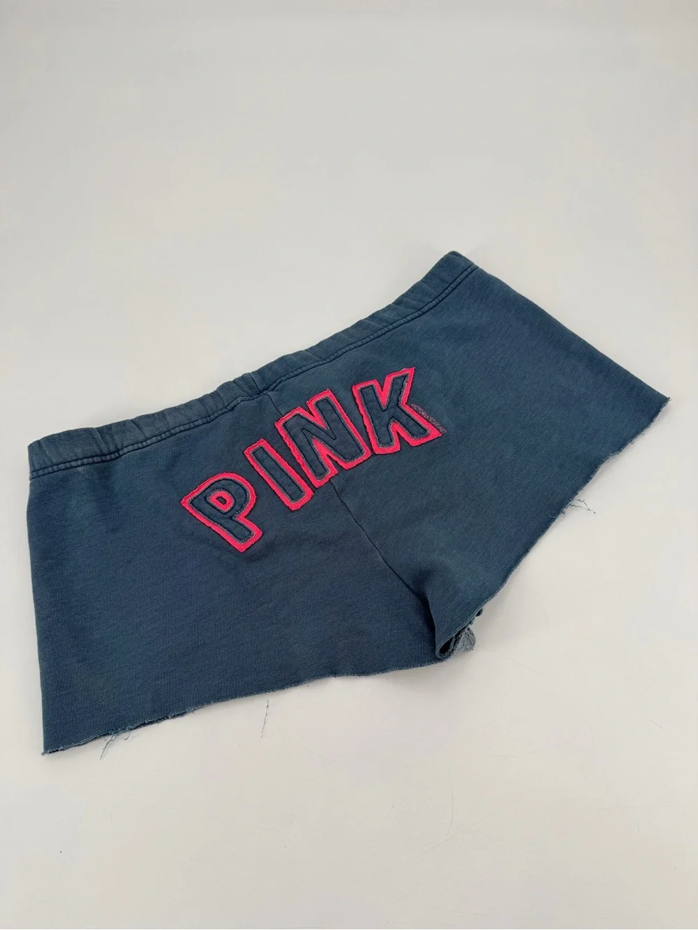 Vintage Y2K Pink Spellout Low Rise Micro Booty Shorts Medium FLAWS